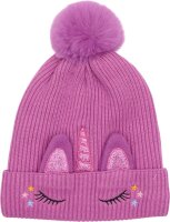 EQ Mütze Charlotte für Kinder Radiant Orchid